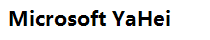 Microsoft YaHei